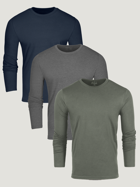Winter Foundation Long Sleeve Crew 3-Pack
