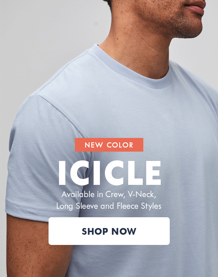 New Color: Icicle | Fresh Clean Threads