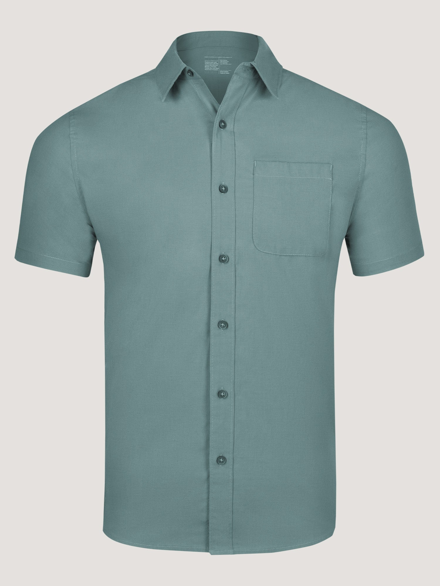 slim fit dress slacks Piero Slim Fit Sage Green Shirt main image 1