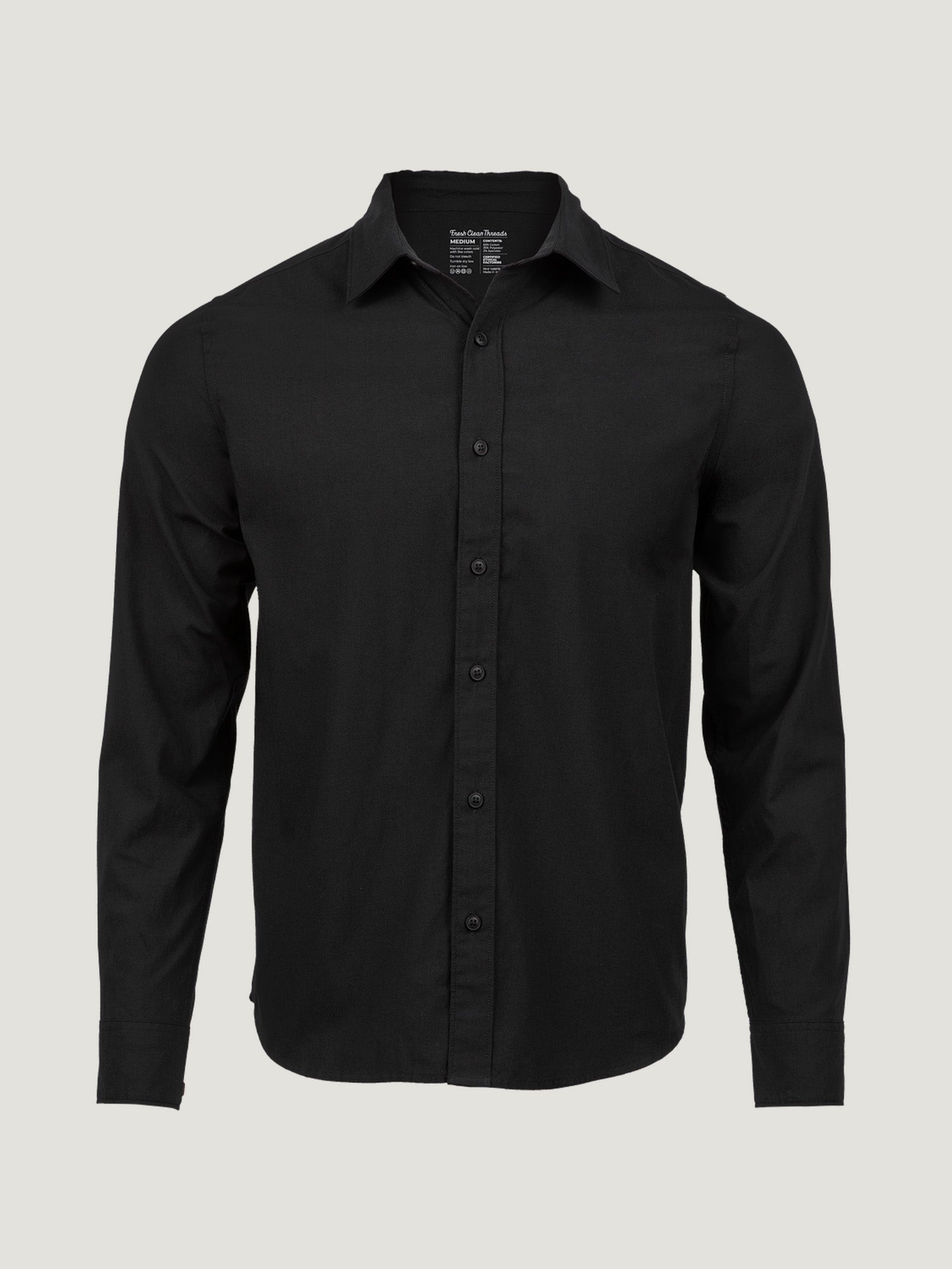 Black Long Sleeve Button Up Black Long Sleeve Button Up
