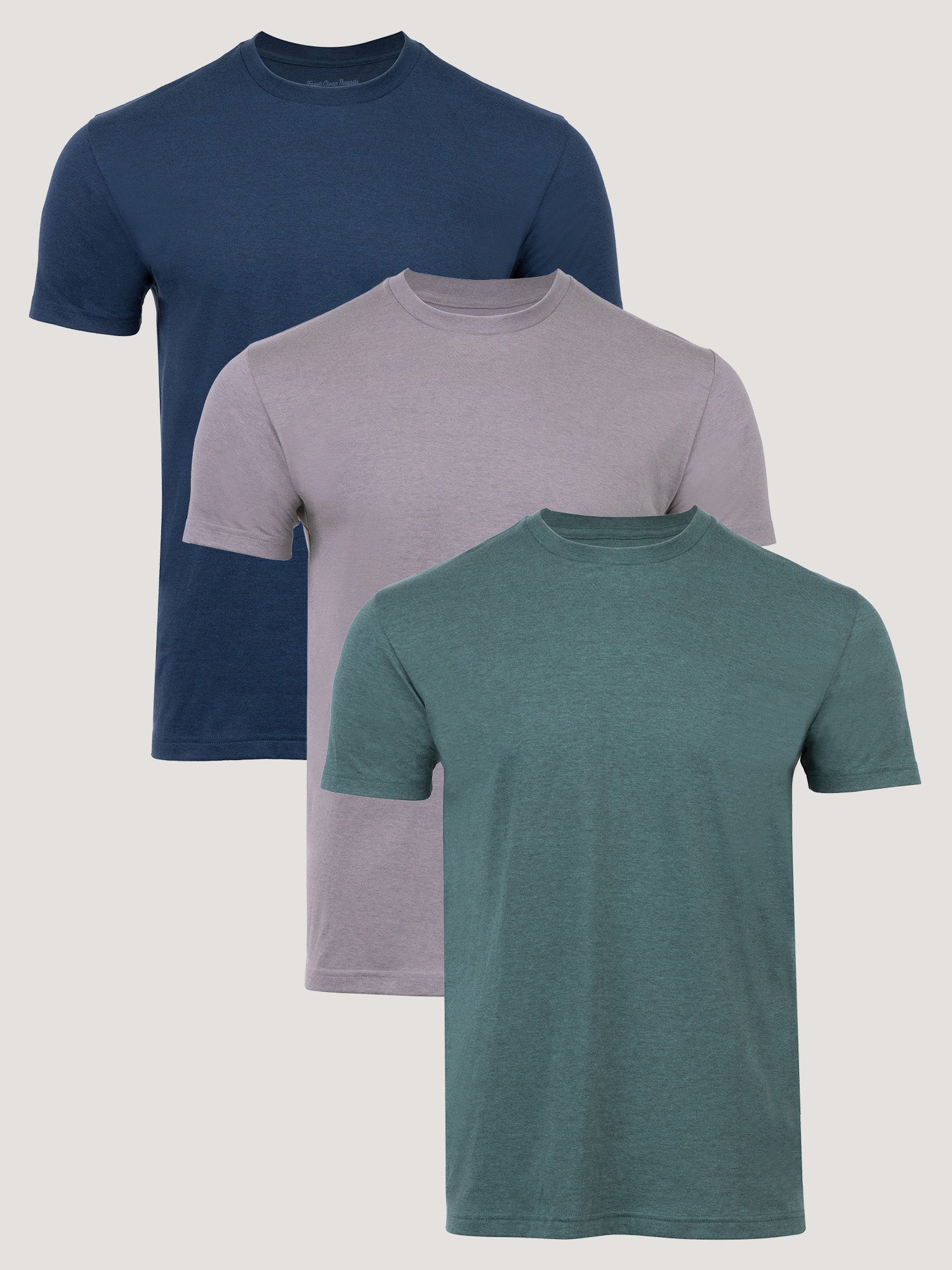 その他 Pastel Mens Crew Neck Tee size S Cross Dye Crew Neck 3-Pack | Premium Quality Without the Premium