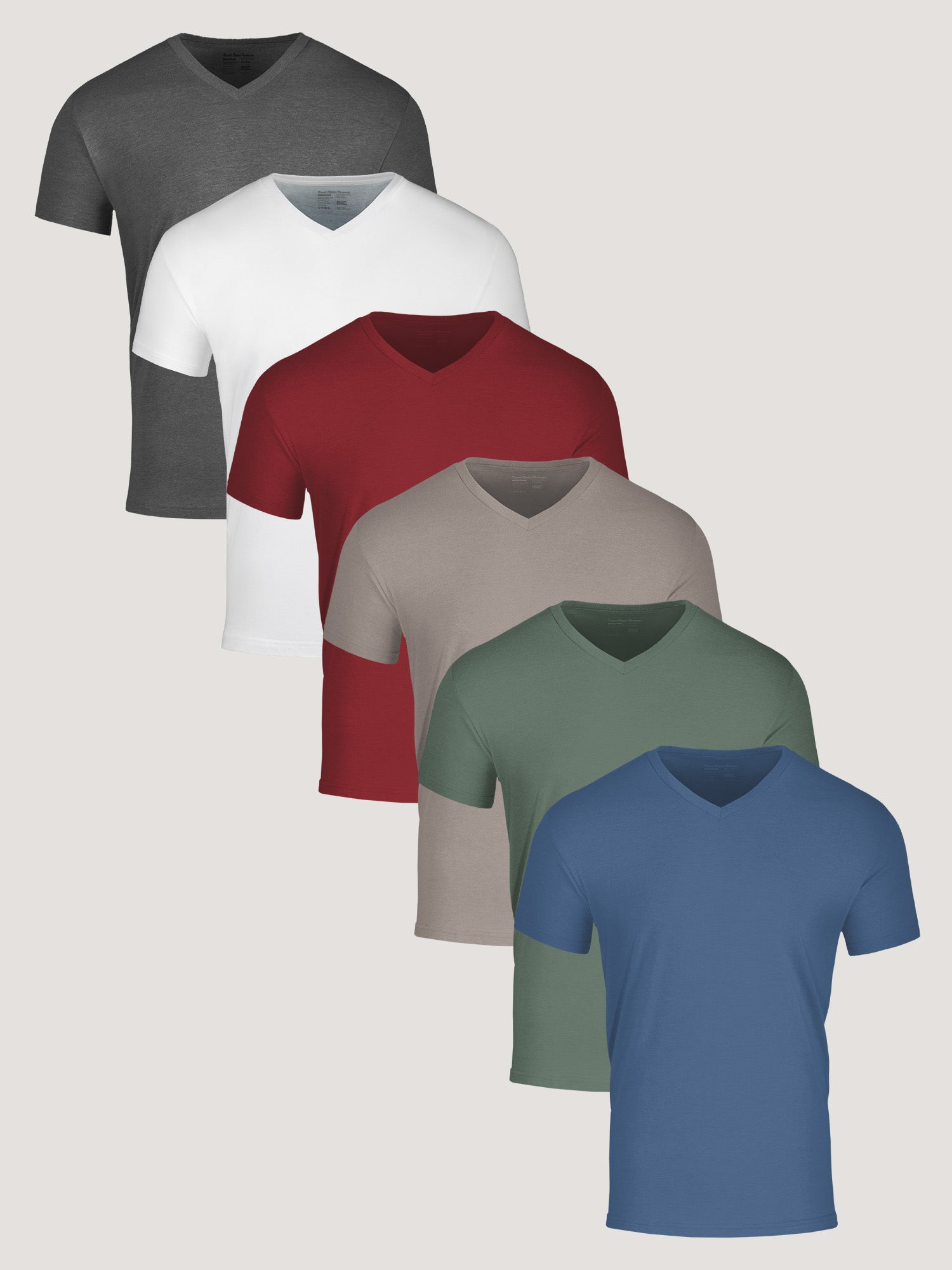 Summer Essentials V-Neck 6-Pack Tees | Fresh Clean Threads