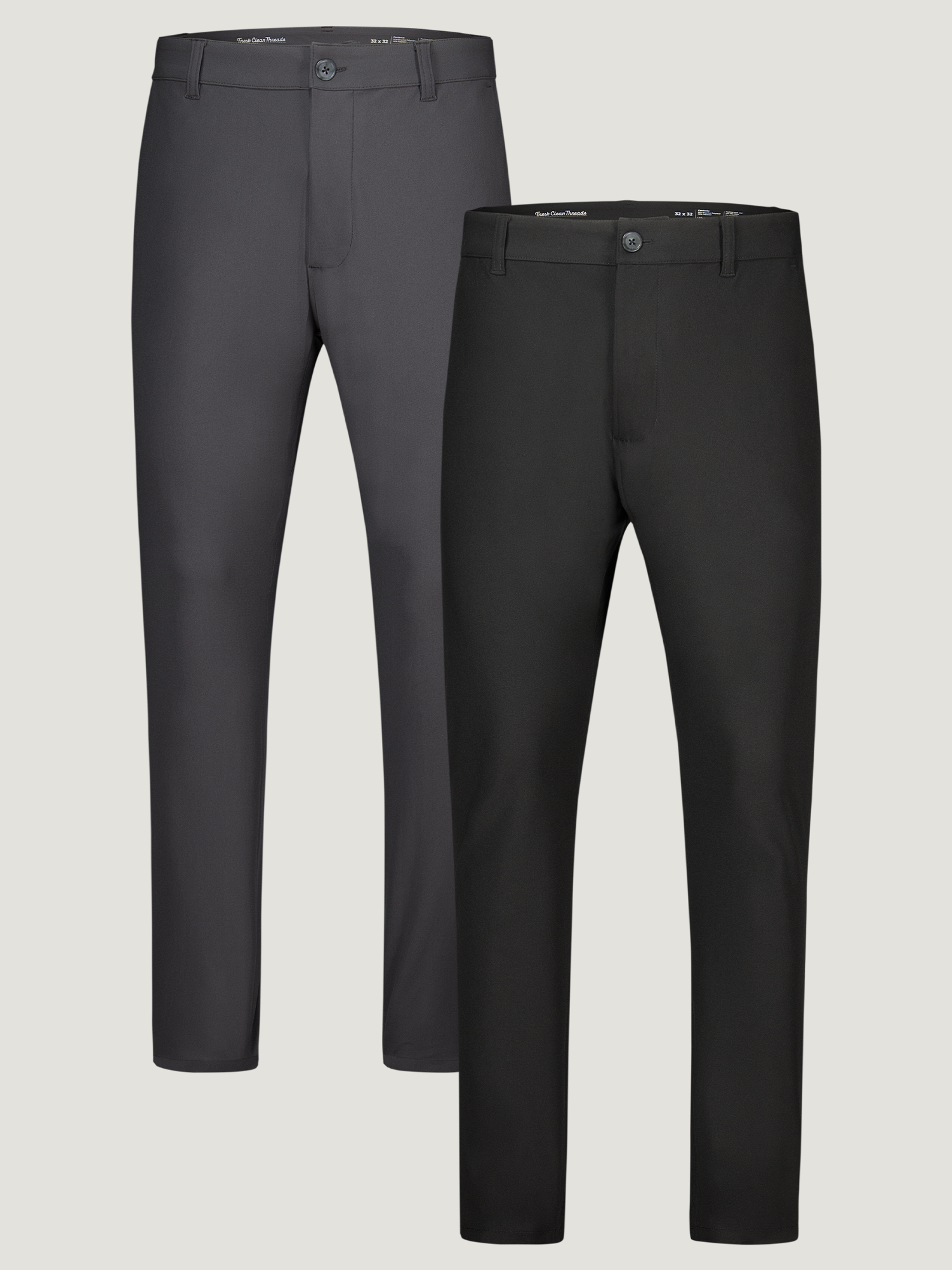 Stretch Tech Pant Monochrome 2-Pack | Fresh Clean Threads Stretch Tech Pant Monochrome 2-Pack | Fresh Clean Threads