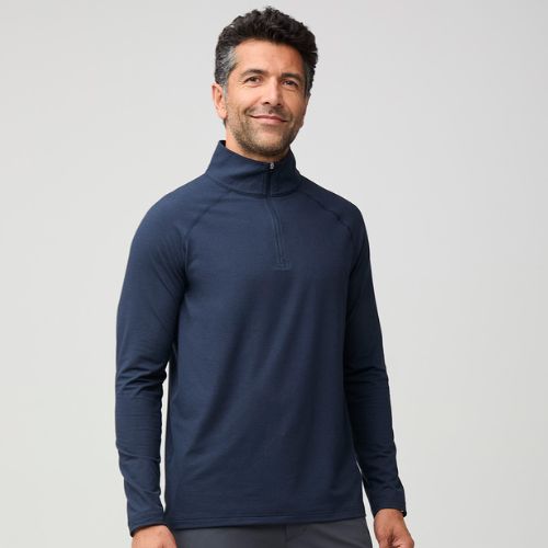 Tech Quarter Zips at Fresh Clean Threads