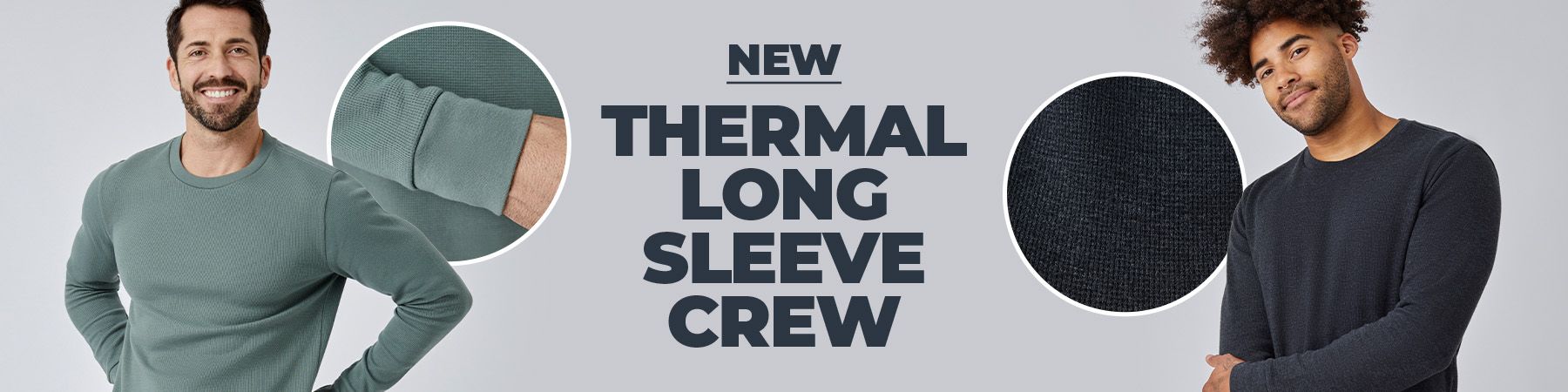 Thermal Long Sleeve Crews | Fresh Clean Threads
