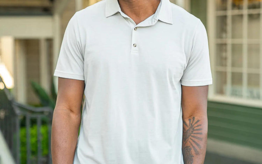 Sand Polo | Fresh Clean Threads