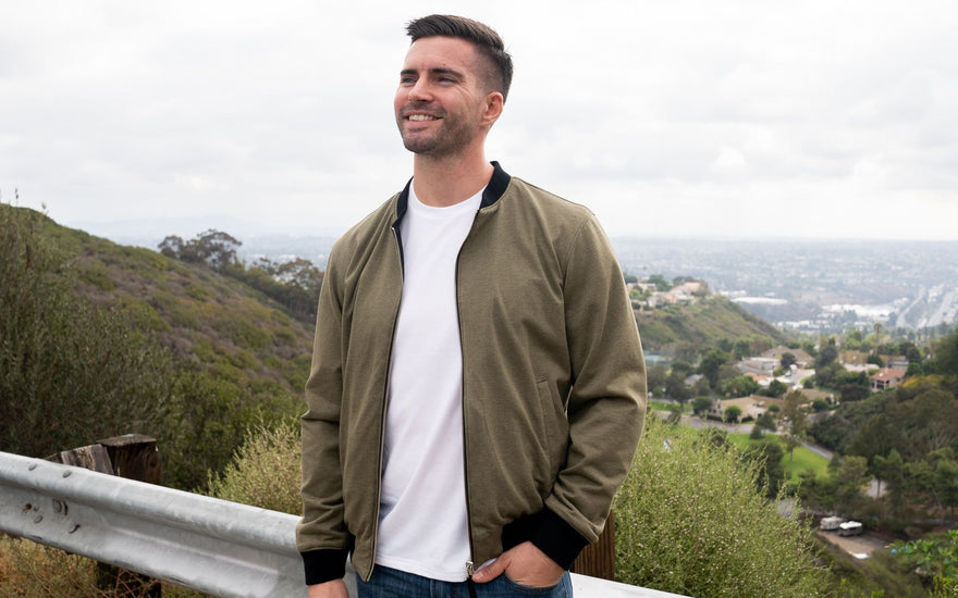 We Just Dropped a Reversible Bomber Jacket | Fresh Clean Tees