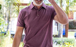 Fresh Color Drop: Burgundy Tees, Polos and Henleys