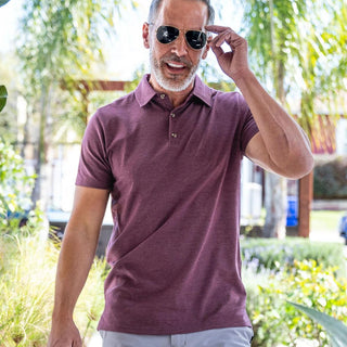 Fresh Color Drop: Burgundy Tees, Polos and Henleys