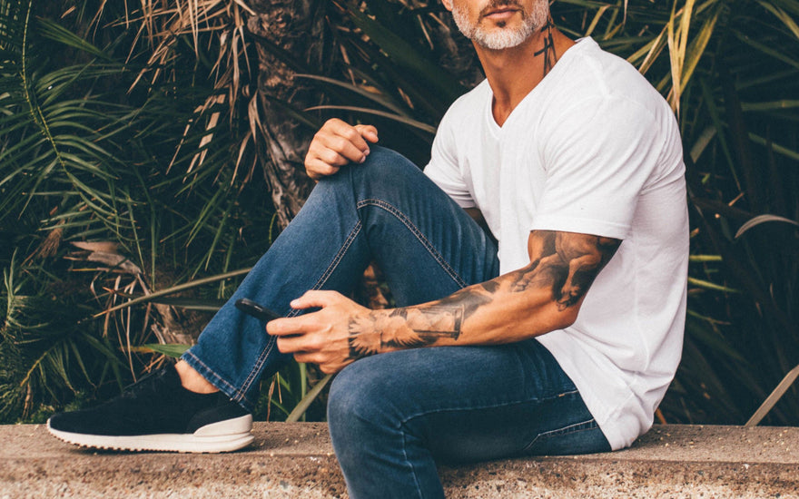 The Shape of Things: White Tee for Men