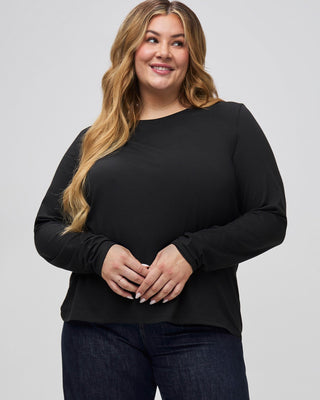 Women's Long Sleeve Crew Neck Tees | Made with premium cotton-poly blend for the best fit