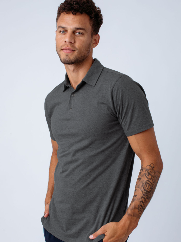 Winter Collection | Carbon Grey Torrey Polo | Fresh Clean Threads