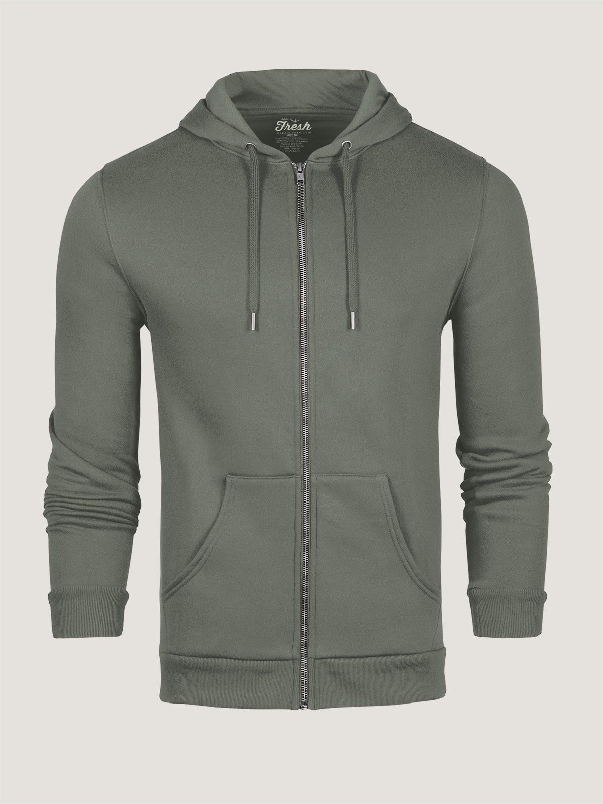 Mercury Green Zip Up Hoodie Fresh Clean Threads