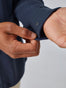 Odyssey Blue Button Up Shacket Cuff Details | Fresh Clean Threads