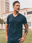 Tee Box V-Neck 3-Pack | Navy Lifestyle Size Medium | Fresh Clean Threads