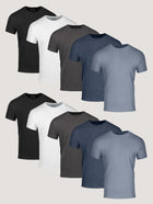 Best Sellers 10-Pack of Crew Neck Tees | Fresh Clean Threads