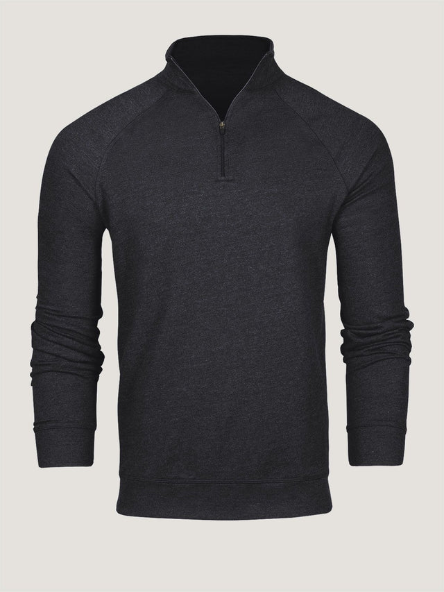Charcoal Quarter Zip Pullover | Fresh Clean Threads – Fresh Clean Tees