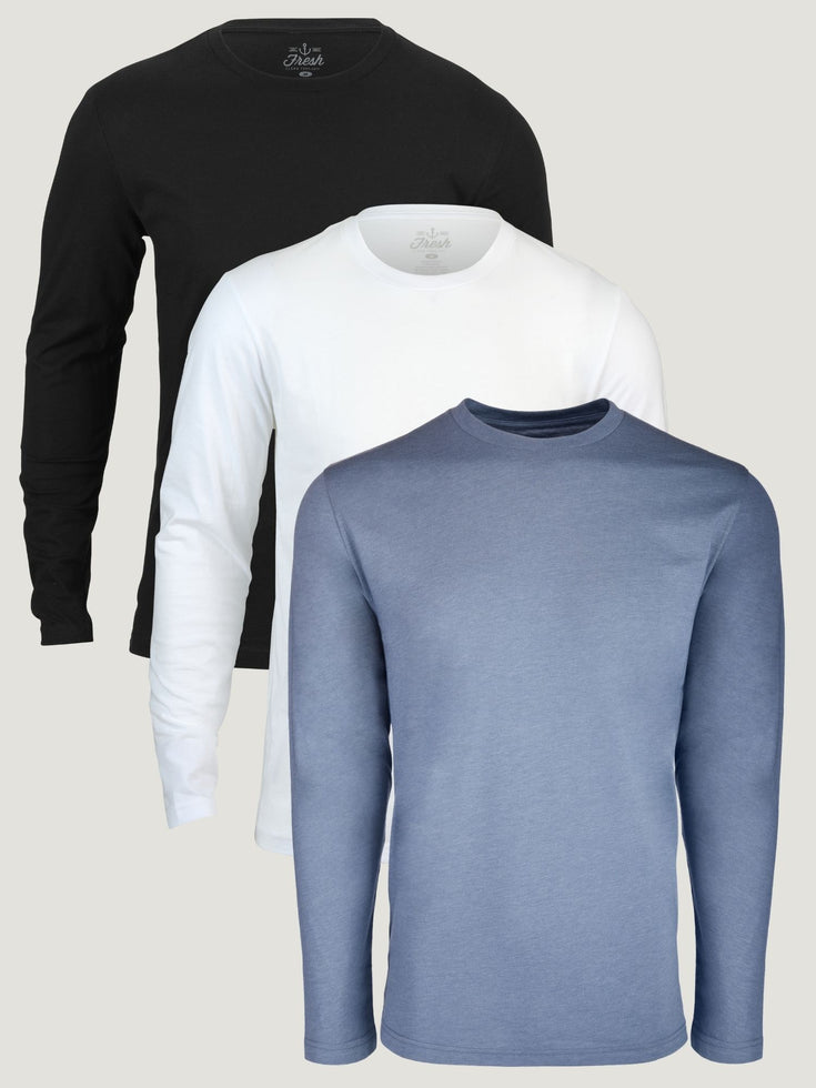 Long Sleeve Foundation 3-Pack
