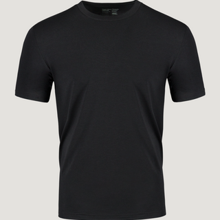 Black Performance Crew Neck Tee | Fresh Clean Threads