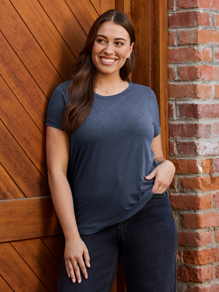 Women's Vault Navy Crew Neck | Limited Edition Collection at FCT