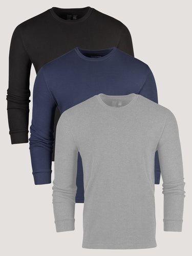 Thermal Long Sleeve Crew Essentials 3-Pack | Fresh Clean Threads