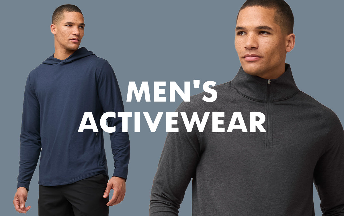 Men's Activewear Collection: Performance Tops and Bottoms | Fresh Clean Threads