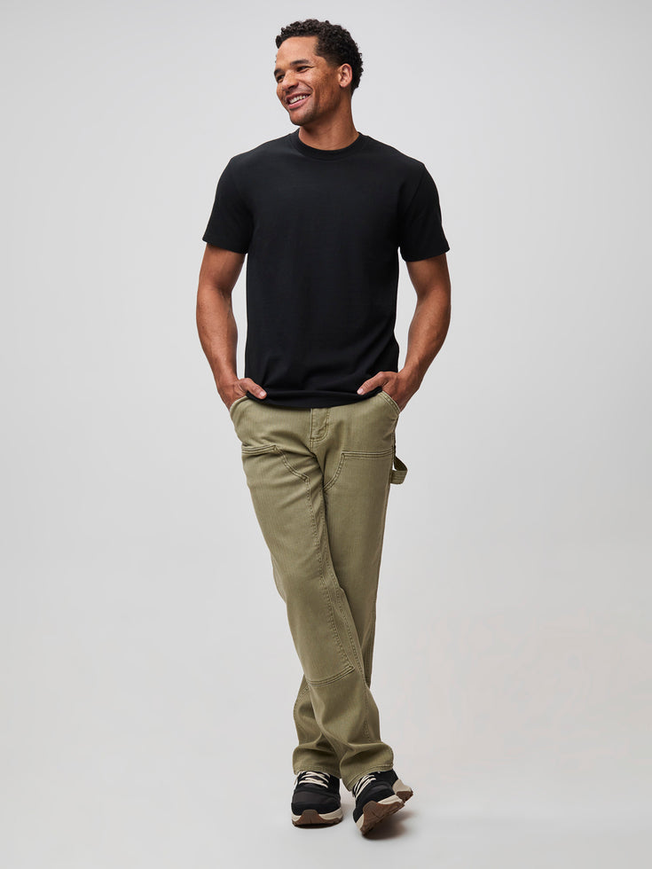 Black Onyx Tuff Tee Crew Neck Shirt | Heavyweight TuffSpun™ Fabric