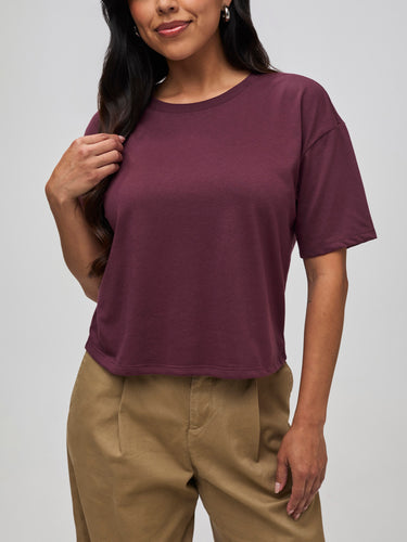 loose fit relaxed style # Boxy Tee | Women's Tees at FCT