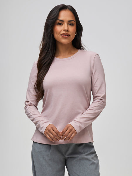 Women's Blush Long Sleeve Crew