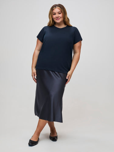 dark navy, a classic for your closet # Classic Dark Navy Women's Tees | FCT