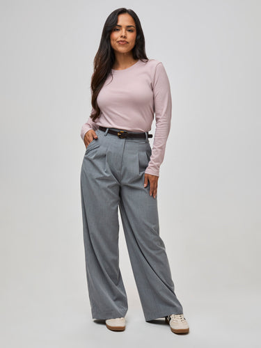 Foundational by design, confident by nature # Easy to Style Women's Long Sleeve Crews at FCT