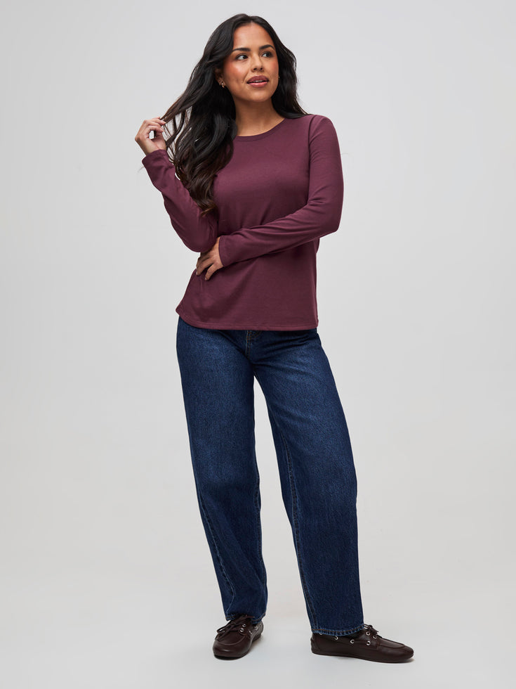 Women's Long Sleeves | Designed with Contoured Shape | Fresh Clean Threads