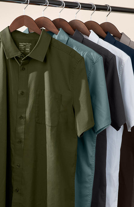 New Style: All Day Short Sleeve Shirt | Available in 5 Colors | Fresh Clean Threads
