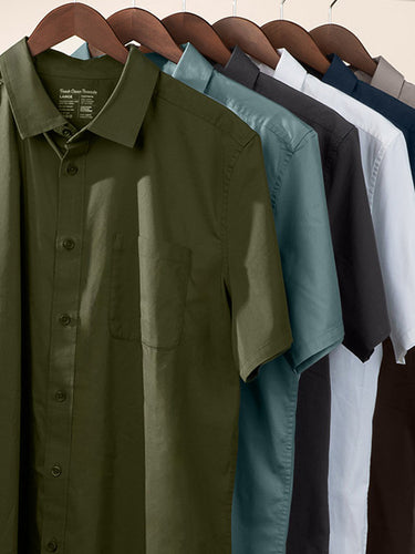 New Style: All Day Short Sleeve Shirt | Available in 5 Colors | Fresh Clean Threads