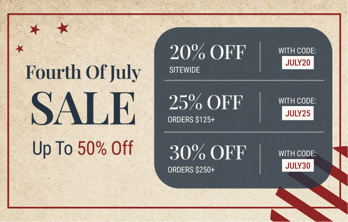July 4th Sale at FCT | Up to 50% Off Site Wide