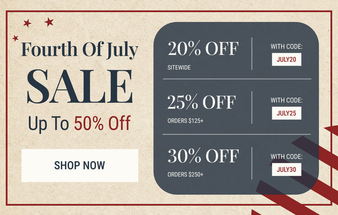 Up to 50% Off Site Wide | July 4th Sale | Fresh Clean Threads
