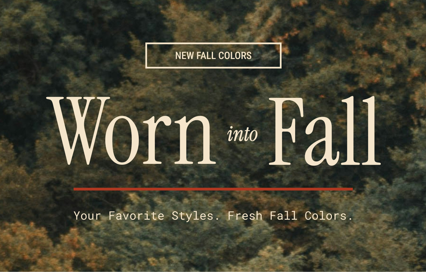 Worn Into Fall | New Colors for Fall at FCT