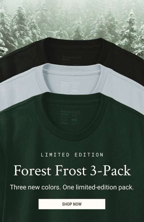 Forest Frost Limited Edition 3-Pack | Crew Necks Tees