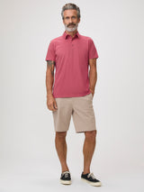 Pair Polos with the Everyday Shorts # Coral StratuSoft™ Polos | Perfect length for tucking or untucked