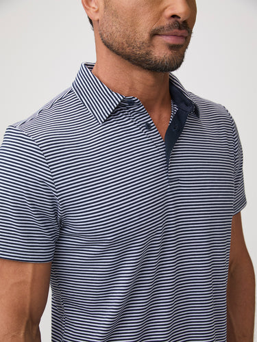 Performance Wear For Everyday # Striped Polos | Everyday Performance Polos at Fresh Clean Threads