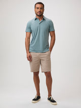 Pair your polo with everyday shorts # Men' Polo Shirts and Everyday Shorts | Modern fit looks intentional anywhere