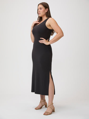Black Ribbed Tank Dress | The only dress you need this season Fresh Clean Threads Black Ribbed Tank Dress | The only dress you need this season Fresh Clean Threads