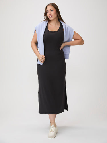 Black Ribbed Tank Dress | The only dress you need this season Fresh Clean Threads Black Ribbed Tank Dress | The only dress you need this season Fresh Clean Threads