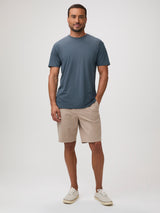 Pair with the Everyday Shorts # Men's Rainstorm Crew Neck T-Shirt and Khaki Everyday Shorts