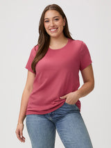 Quality that holds up, day after day # Coral Short Sleeve Women's Crew Neck T-Shirts | Women's Premium Apparel at FCT