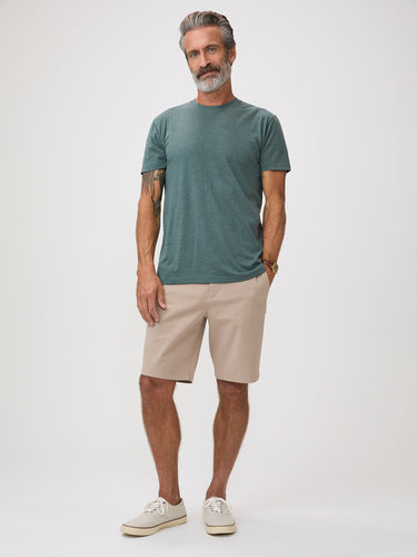 Harbor Mist Cross Dye Crew Neck