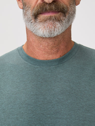 Harbor Mist Cross Dye Crew Neck