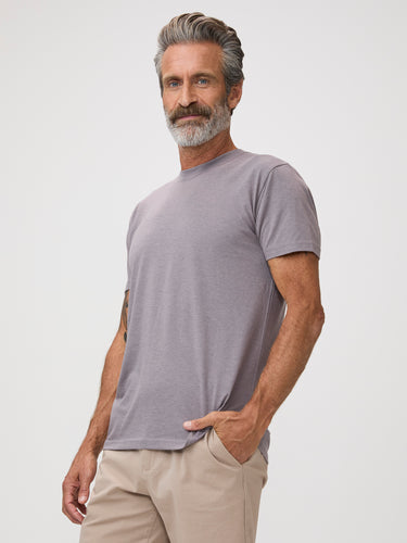 Lilac Cross-Dye Purple T-Shirts