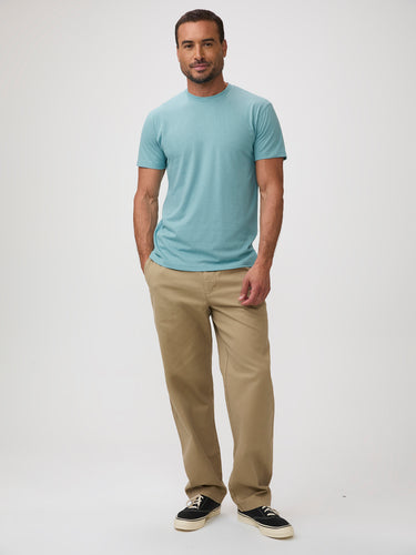 Built to last, wash after wash. # Reef Water Crew Shirts. 60% cotton, 40% polyester, built to go the distance. 