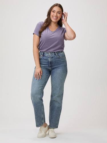 Women's Flint Purple V-Neck